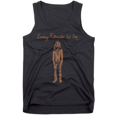 Lemmy Kilmister 1st Esg Doodle Cover Tank Top