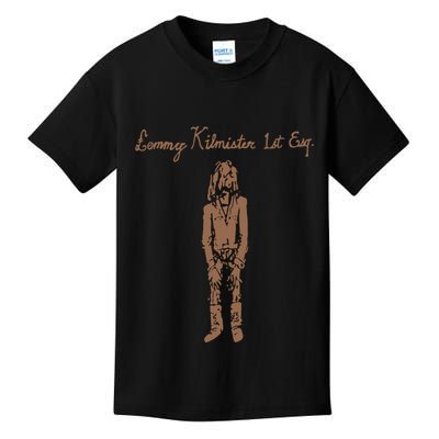 Lemmy Kilmister 1st Esg Doodle Cover Kids T-Shirt