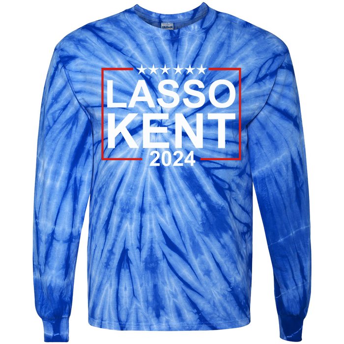 Lasso Kent 24 Funny Sports Tie-Dye Long Sleeve Shirt