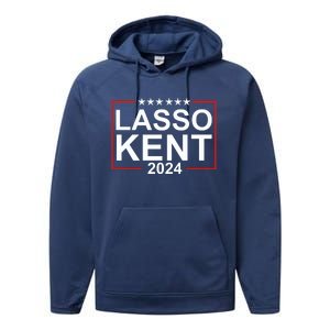 Lasso Kent 24 Funny Sports Performance Fleece Hoodie