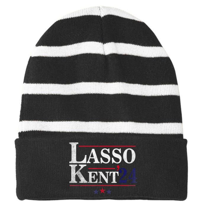 Lasso Kent 24 Funny Sport Striped Beanie with Solid Band