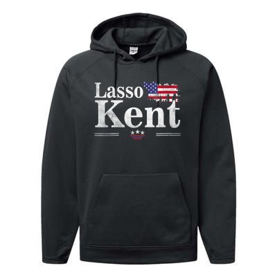 Lasso Kent 24 Funny Sport Performance Fleece Hoodie