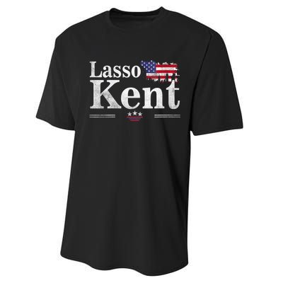 Lasso Kent 24 Funny Sport Performance Sprint T-Shirt