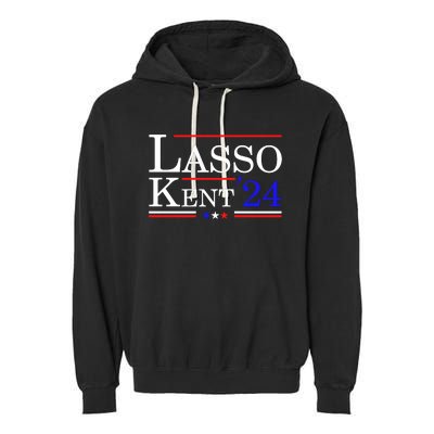 Lasso Kent 24 Funny Sports Garment-Dyed Fleece Hoodie