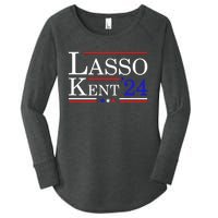 Lasso Kent 24 Funny Sports Women's Perfect Tri Tunic Long Sleeve Shirt