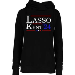 Lasso Kent 24 Funny Sports Womens Funnel Neck Pullover Hood