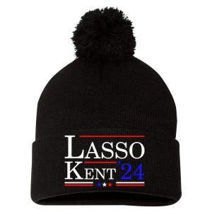 Lasso Kent 24 Funny Sports Pom Pom 12in Knit Beanie