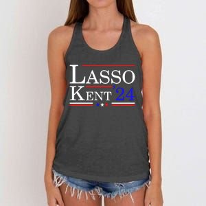 Lasso Kent 24 Funny Sports Women's Knotted Racerback Tank