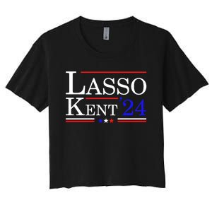 Lasso Kent 24 Funny Sports Women's Crop Top Tee