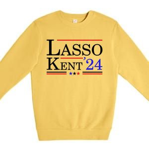 Lasso Kent 24 Funny Sports Premium Crewneck Sweatshirt