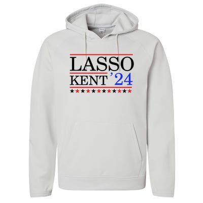 Lasso Kent 24 Funny Sports Performance Fleece Hoodie