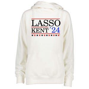 Lasso Kent 24 Funny Sports Womens Funnel Neck Pullover Hood