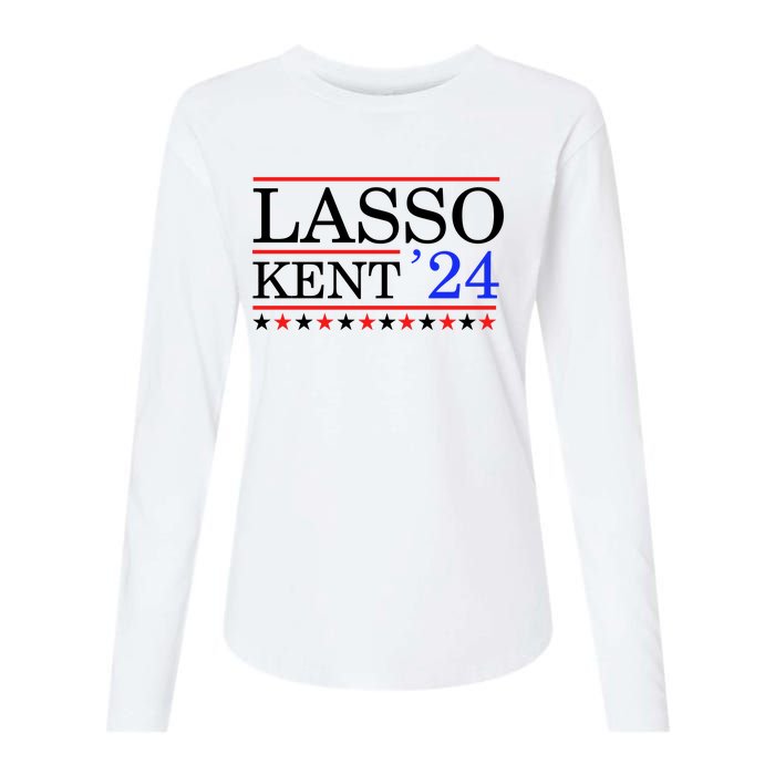 Lasso Kent 24 Funny Sports Womens Cotton Relaxed Long Sleeve T-Shirt