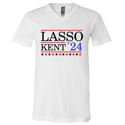 Lasso Kent 24 Funny Sports V-Neck T-Shirt