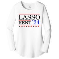 Lasso Kent 24 Funny Sports Women's Perfect Tri Tunic Long Sleeve Shirt