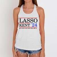 Lasso Kent 24 Funny Sports Women's Knotted Racerback Tank