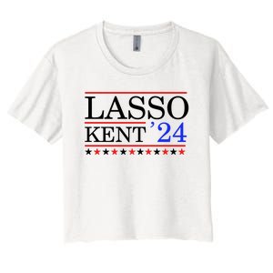 Lasso Kent 24 Funny Sports Women's Crop Top Tee