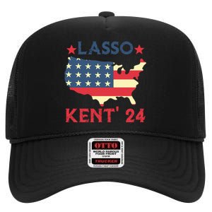 Lasso Kent 24 Funny Sports High Crown Mesh Back Trucker Hat