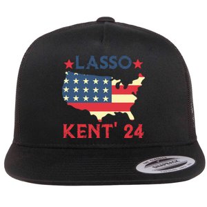 Lasso Kent 24 Funny Sports Flat Bill Trucker Hat