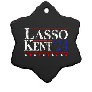 Lasso Kent' 24 Funny Sports Ceramic Star Ornament