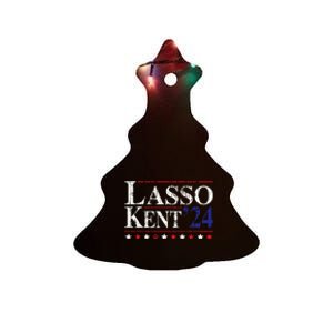 Lasso Kent' 24 Funny Sports Ceramic Tree Ornament