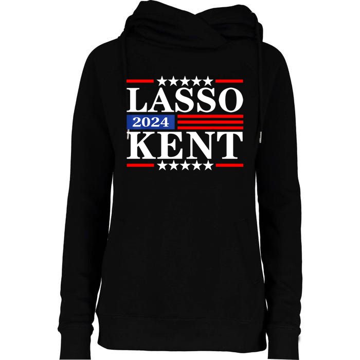 Lasso Kent 24 Funny Sports Womens Funnel Neck Pullover Hood