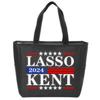 Lasso Kent 24 Funny Sports Zip Tote Bag