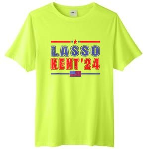 Lasso Kent 24 Funny Usa Flag Sports 4th Of July Lasso Kent Design Tall Fusion ChromaSoft Performance T-Shirt