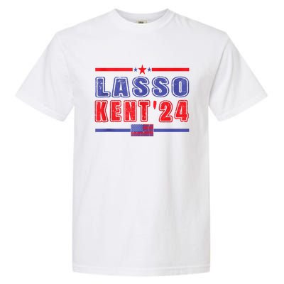 Lasso Kent 24 Funny Usa Flag Sports 4th Of July Lasso Kent Design Garment-Dyed Heavyweight T-Shirt