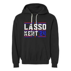 Lasso Kent 24 Funny Sports Garment-Dyed Fleece Hoodie