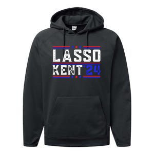 Lasso Kent 24 Funny Sports Performance Fleece Hoodie