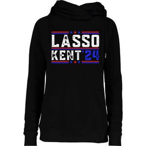 Lasso Kent 24 Funny Sports Womens Funnel Neck Pullover Hood