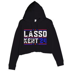 Lasso Kent 24 Funny Sports Crop Fleece Hoodie