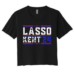 Lasso Kent 24 Funny Sports Women's Crop Top Tee