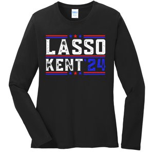 Lasso Kent 24 Funny Sports Ladies Long Sleeve Shirt