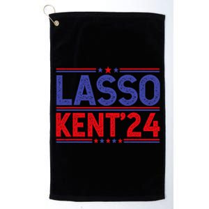 Lasso Kent 24 Funny Usa Flag Sports 4th Of July Election Platinum Collection Golf Towel