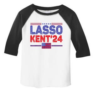 Lasso Kent 24 Funny Usa Flag Sports 4th Of July Election Toddler Fine Jersey T-Shirt