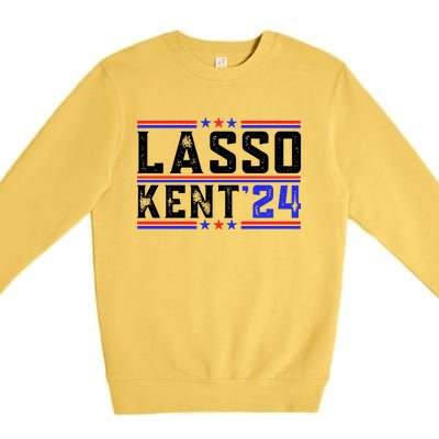 Lasso Kent 24 Funny Sports Premium Crewneck Sweatshirt