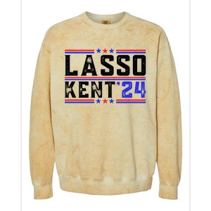 Lasso Kent 24 Funny Sports Colorblast Crewneck Sweatshirt