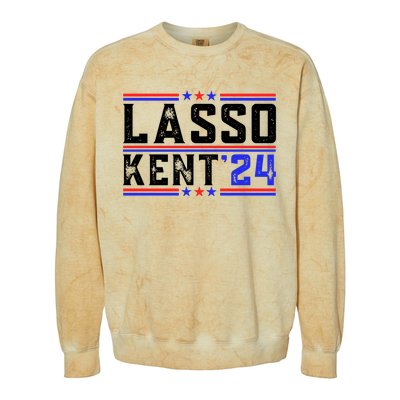 Lasso Kent 24 Funny Sports Colorblast Crewneck Sweatshirt