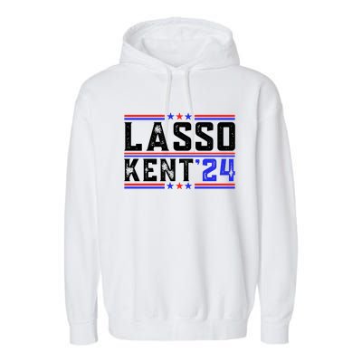 Lasso Kent 24 Funny Sports Garment-Dyed Fleece Hoodie