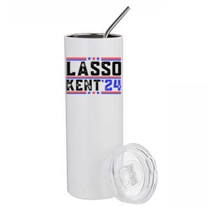 Lasso Kent 24 Funny Sports Stainless Steel Tumbler