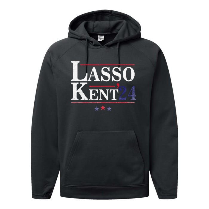 Lasso Kent' 24 Funny Sports Performance Fleece Hoodie