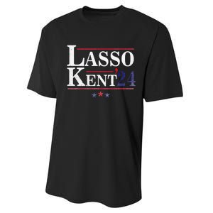 Lasso Kent' 24 Funny Sports Performance Sprint T-Shirt