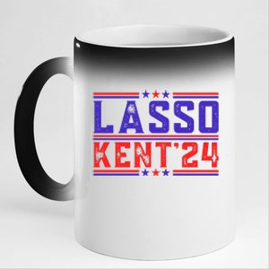 Lasso Kent 24 Funny Sports 11oz Black Color Changing Mug