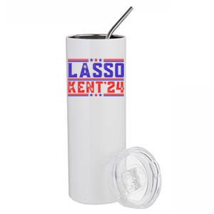 Lasso Kent 24 Funny Sports Stainless Steel Tumbler