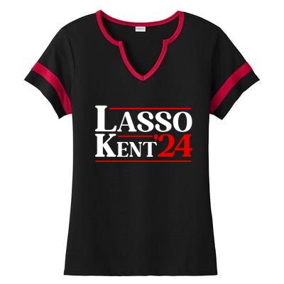 Lasso Kent 24 Funny Sport Ladies Halftime Notch Neck Tee