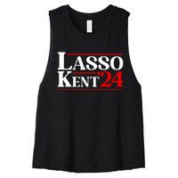 Lasso Kent 24 Funny Sport Women's Racerback Cropped Tank