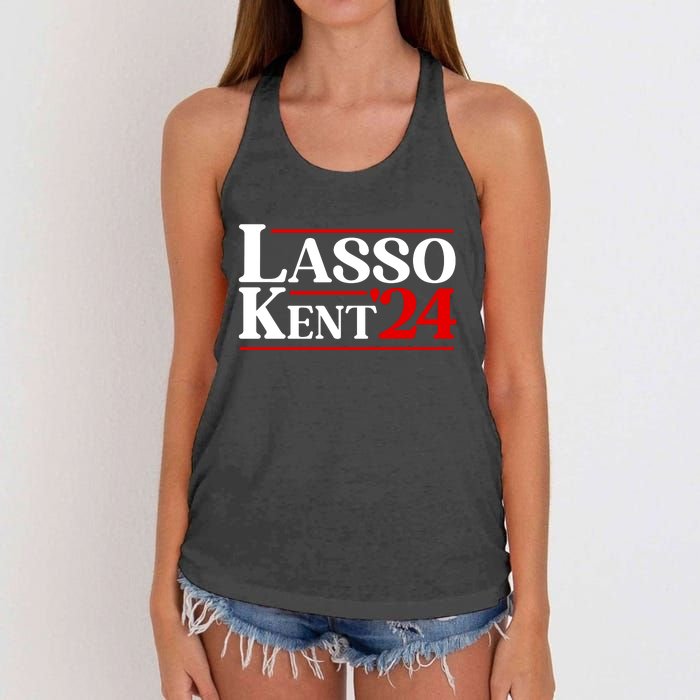 Lasso Kent 24 Funny Sport Women's Knotted Racerback Tank