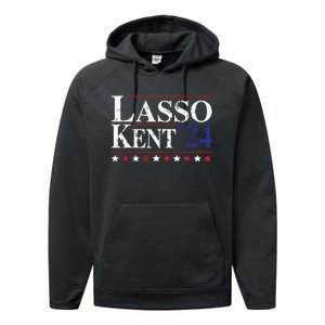 Lasso Kent 24 Funny Sports Performance Fleece Hoodie